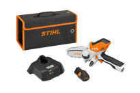 STIHL GTA 26; akumulatorowa przecinarka do drewna; z akumulatorem AS2 i ładowarką AL1 - 3